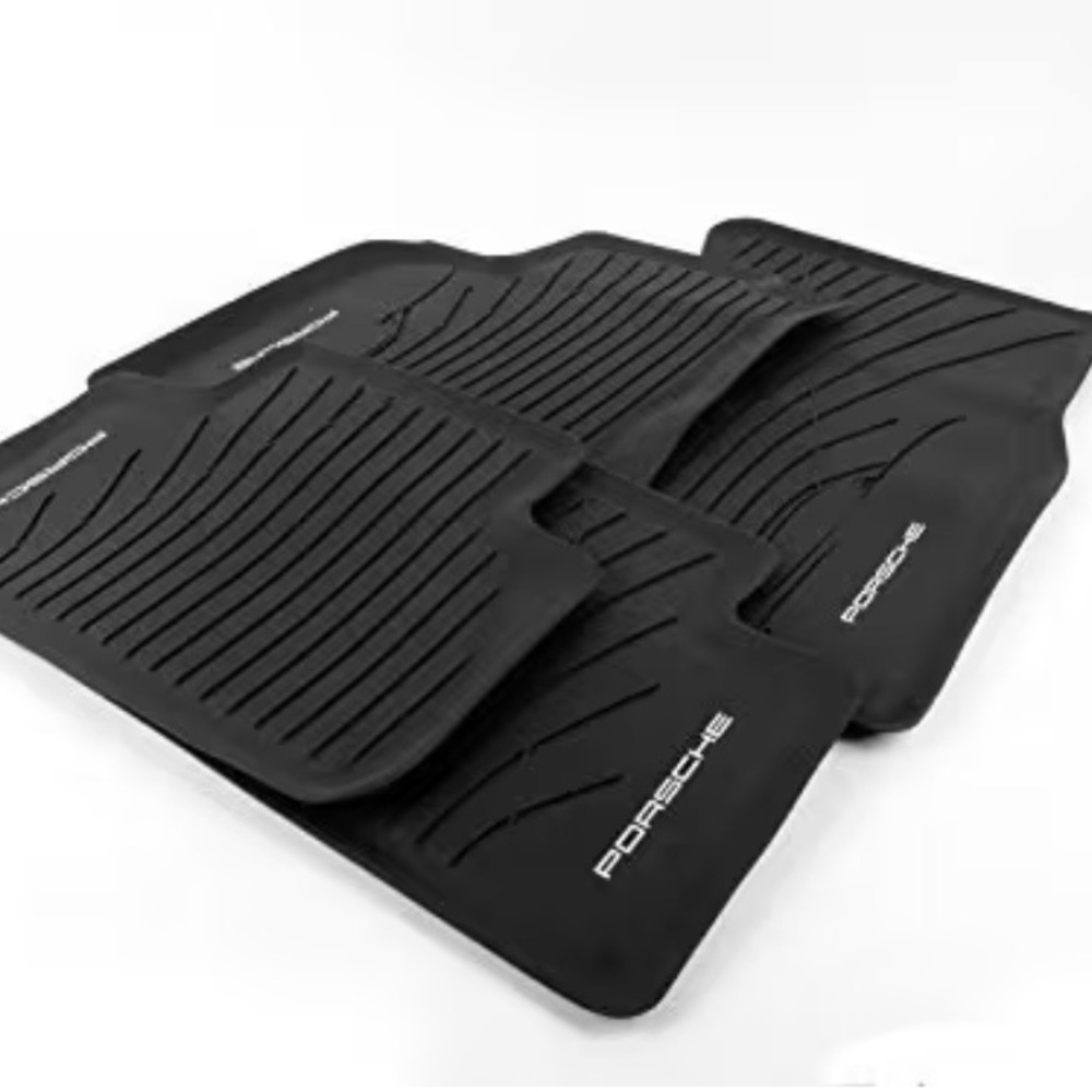 Porsche Black Car Floor Mats